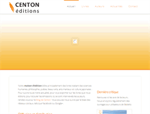 Tablet Screenshot of centon.net