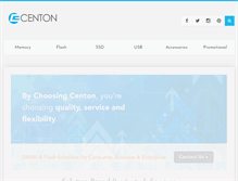 Tablet Screenshot of centon.com